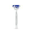 thumbnail image 3 of ANGARA Lab Grown 1.15 Ct Solitaire Blue Sapphire Engagement Ring for Women in 14K White Gold (Size-8x6mm) | September Birthstone, Anniversary, Jewelry Gift for Women | Lab-Grown Blue Sapphire Ring, 3 of 8