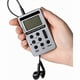 thumbnail image 2 of Mini Portable Stereo Radio, Rechargeable Pocket Radio DSP AM FM 2-Band Stereo Digital Receiver with Earphones, 2 of 4
