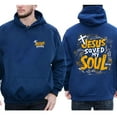 thumbnail image 2 of Jesus Saved My Soul Double Sided Hoodie – Unisex Christian Faith Hoodie, Religious Streetwear, Bible Verse Pullover, Gift for Men and Women, 2 of 7