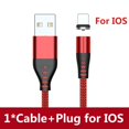 thumbnail image 1 of AUFU Cable de carga USB magnético USB tipo C Cable de teléfono imán cargador de teléfono Micro USB para iPhone 12 13 Pro Max para Xiaomi Tan Jianjun unisex, 1 of 2