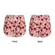 thumbnail image 3 of Balery Rose Flowers Pantalones cortos deportivos para mujer con forro y dos bolsillos, elásticos, para entrenamiento, gimnasio, yoga-Large, 3 of 7