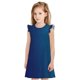 thumbnail image 1 of Fotbe teal blue Vestido de Dormir para Niñas de 3 a 10 Años, Mangas Cortas, Estilo Princesa, Pijama Camisón con Mangas Voladas-XX-Large, 1 of 6
