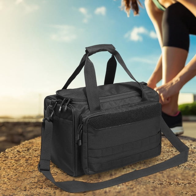 Bolsa de de deporte al de equipaje de hombro de hombro impermeable Paquete de día informal Bolsa de Negro DYNWAVEMX Bolsos de hombro al aire libre