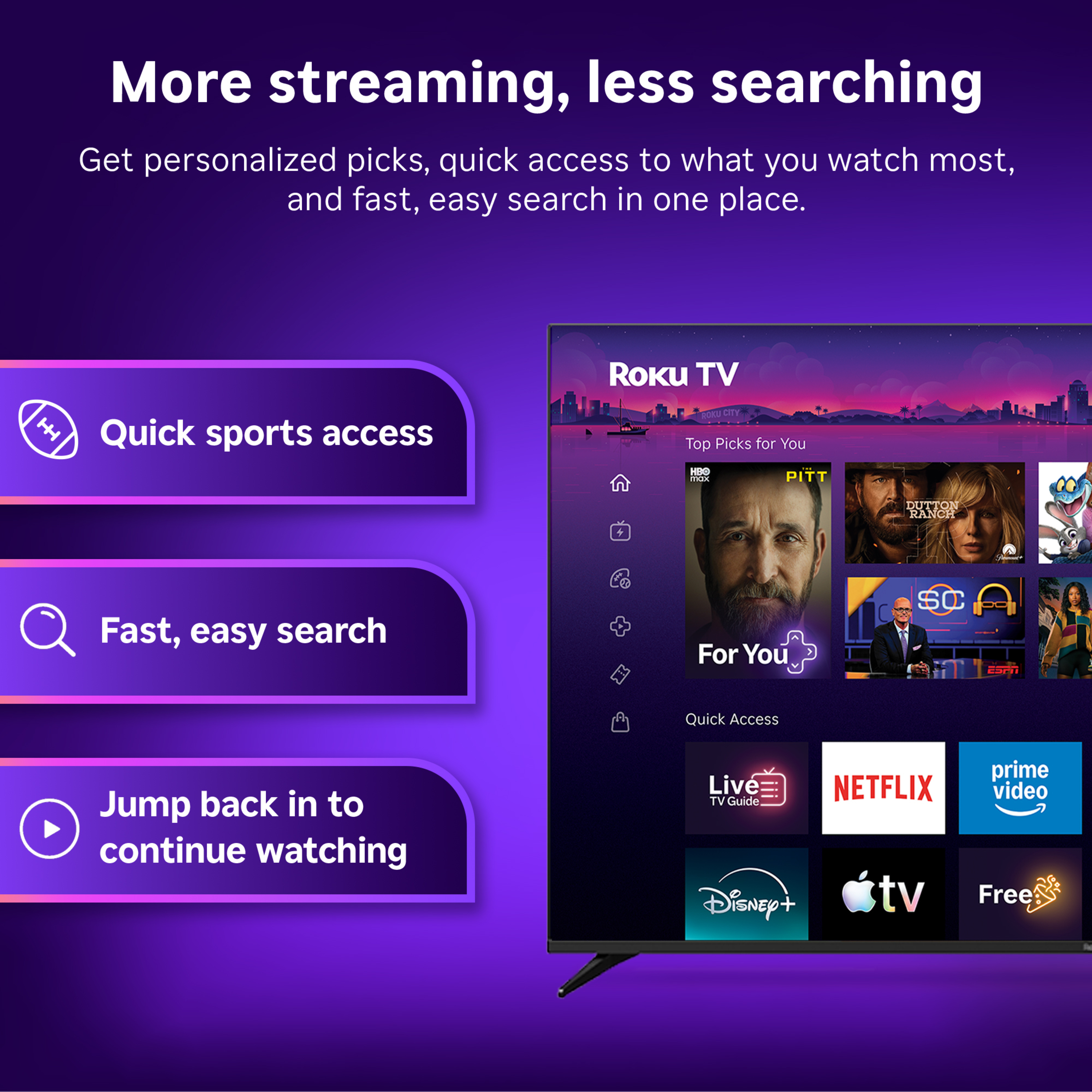 Roku 43" Select Series 4K Smart TV photo 8