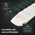 thumbnail image 2 of Reposamuñecas para teclado MEKASS Soft Memory Foam Classic Black, 2 of 9