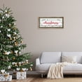 thumbnail image 3 of Stupell Industries Traditional Festive Christmas Phrase Brown Floating Frame Canvas Art, 31 x 14, by AE Design, 3 of 7