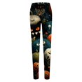 thumbnail image 4 of Leggings for Women Tummy Control Autumn And Winter Artistic Printed Soft Stretchy Pants Fitness Clothing Gray XXL, 4 of 5