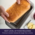 thumbnail image 3 of Circulon Nonstick Bakeware 9-Inch x 5-Inch Loaf Pan, Gray, 3 of 9