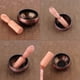 thumbnail image 3 of Cuenco tibetano de cobre martillado a mano para meditación y yoga, 8 cm, 3 of 13