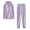 Purple, variant on Honeeladyy Two Piece Lounge Outfits for Women, Solid Color Hooded Sweatshirt with Jogger Sweatpants