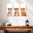 thumbnail image 2 of Elephant Stock Wild Cubs Bubble Gum Wall Art - Horizontal Multi Panel Canvas - Living Room Wall Decor - Humor Multi Panel - White And Pink Decor - 23" x 14", 2 of 4