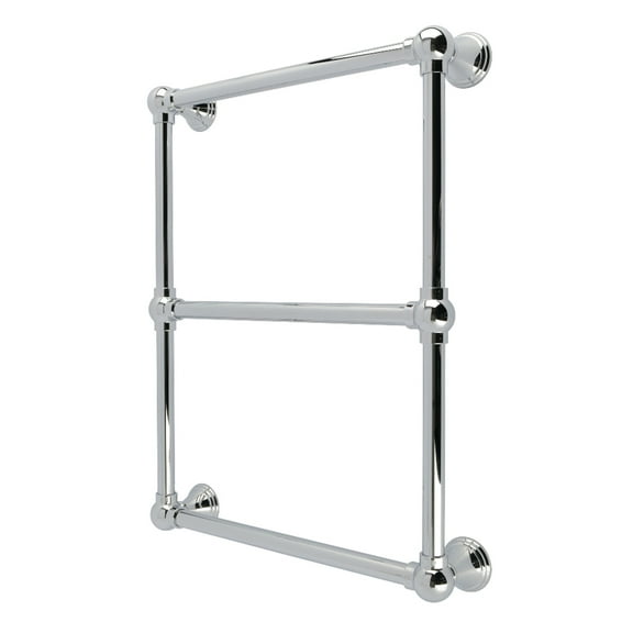 Kingston Brass DTC24183CP Maximilien 18" x 24" Brass Wall Mount 3-Tier Towel Rack, Polished Chrome