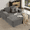 Gray, variant on Aemeios 60" Oversized Sleeper Sofa, Upholstered Chaise Lounge, Plush Corduroy Cloud Floor Sofa Bed For Living Room, Cream