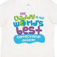 thumbnail image 4 of Inktastic Daddy Worlds Best Correctional Officer Boys or Girls Toddler T-Shirt, 4 of 5