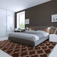 thumbnail image 2 of Alfombra LOCHAS Luxury Shag de felpa de 152 x 244 cm, marrón suave y beige, 2 of 6