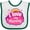 White and Green, variant on Inktastic I Love My Mommy Girls Girls Baby Bib
