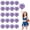Blue+Red+White, variant on Pom Poms Cheer 20 Pieces- Cheerleading Pompoms Handheld Squad Set For Sports Team- Party- Festival- Adults Kids- Easy Fluff Design.