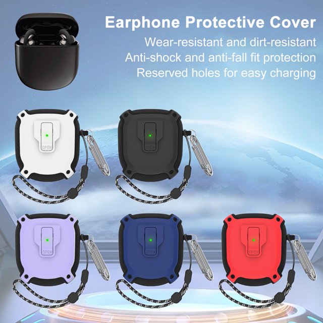SUSUchens - Funda protectora para auriculares, ligera, resistente a arañazos y a impactos, color azul