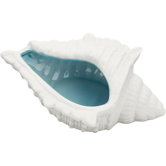 1pc Ceramic Conch Jewelry Dish Tray Shell Shape Jewelry Plate Storage Tray Ring Earring Holder Ocean-themed Decorative Trinket Plate