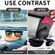 thumbnail image 3 of Soporte Universal para gafas Sailing 2 piezas de cuero para visera de coche, 3 of 5