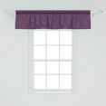 thumbnail image 2 of Ambesonne Abstract Art Window Valance, Ornate Damask Pattern, 42" x 12", Pale Eggplant Plum White, 2 of 3