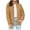 Khaki, variant on Black and Friday Clothing Sales Idoravan Women's Quilted Puffer Coat,Women's Puffer Jacket Stand Collar Zip Up Quilted Lightweight Down Coat Winter with Pockets Khaki XL