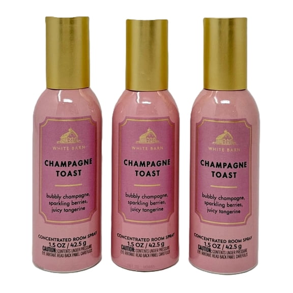 Champagne Toast Concentrated Room Spray by Bath and Body Works - Pack of 3