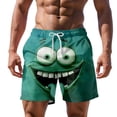 thumbnail image 1 of Men's Casual Shorts for Everyday Wear with Relaxed Fit and Drawstring Detailing for Spring to Autumn Holiday Comfort, 1 of 4