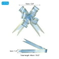 thumbnail image 2 of Uxcell 4" Gift Wrap Bows Christmas Pull Bow Baskets Present Wrapping Ribbon Bows Blue 10 Pack, 2 of 6