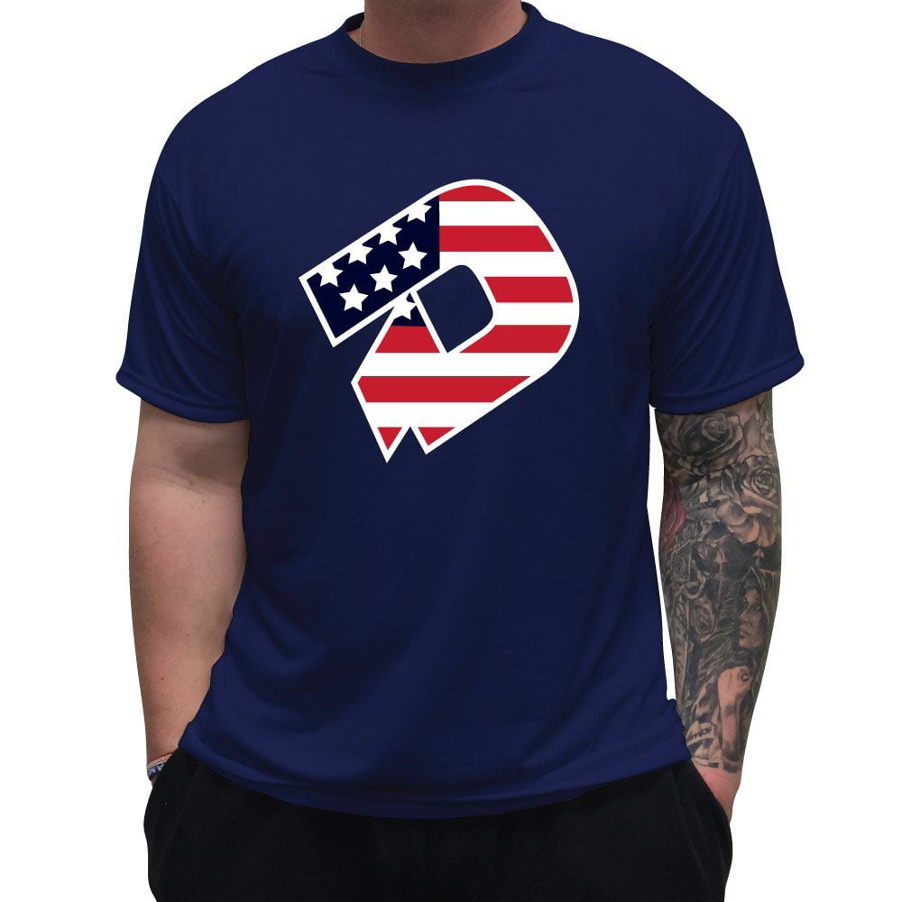 DeMarini D Logo USA Men's Baseball/Softball T-Shirt Red Large 