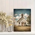thumbnail image 2 of UXIEQU Vintage Church Wall Art Print Canvas Wall Art 15.75x11.81 INCHES, 2 of 8