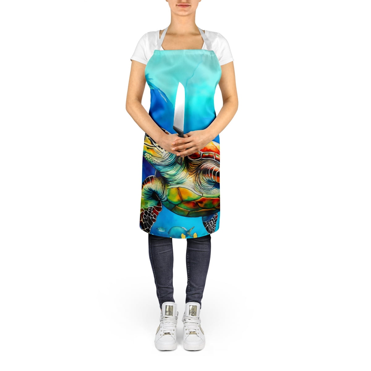 Loggerhead Sea Turtle Apron 27 in x 30 in