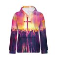 thumbnail image 5 of Craaazy Womens Hoodies Tie Dye Gradient Color Sweatshirts Long Sleeve Womens Shirts Casual Pockets Tops Gifts for Women, 5 of 5