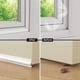 thumbnail image 2 of Burlete de 26 pies para ventanas/puertas Tapón de tiro de ventana autoadhesivo Tira de sellado de espuma Sellado de espacios insonorizado Aislamiento de ventana Bloqueador de tiro de puerta Blanco, 2 of 7