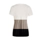 thumbnail image 5 of Blusa informal de encaje con cuello en V y mangas cortas con estampado en la espalda para adelgazar para mujer OAVQHLG3B Store  lin121212, 5 of 5