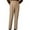 A02-Khaki, variant on USNSM Men's Dress Pants Formal Business High Waist Buckle Full Length Suit Trousers Flat Front Straight Leg Pants with Pockets Brown M