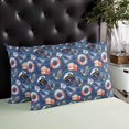thumbnail image 4 of Navy Blue Coastal Throw Pillow Cover 24 x 36 Inch Decorative Pillow Cover Nautical Summer Beach Ocean Sea Lumbar Pillowcase Seasonal Rectangle Cushion Case for Couch Sofa Bed Living Room, 4 of 7