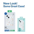 thumbnail image 6 of onn Pink Floral with Gems Phone Case for iPhone 17e / iPhone 16e / iPhone 15 / iPhone 14 / iPhone 13, 6 of 7