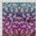 thumbnail image 1 of Soimoi Moss Georgette Fabric Paisley Panel Decor Fabric Printed Yard 42 Inch Wide, 1 of 3