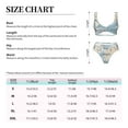 thumbnail image 4 of Kdxio Animals Travel World Map Print Women's 2 Piece High Waisted Wrap Spaghetti Strap Summer Swimsuit Bikini Set-Large, 4 of 7