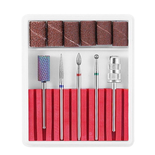Juego de brocas para uñas Juego de brocas para pedicura y manicura yeacher Brocas