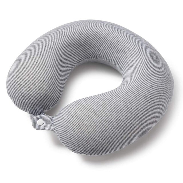 Almohada cervical de espuma viscoelástica Bucky, rayas grises
