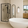 thumbnail image 4 of Westbrass 24" x 1.5" Stainless Steel Grab Bar with Flanges and Screws – ADA Compliant, Matte Black, 4 of 13