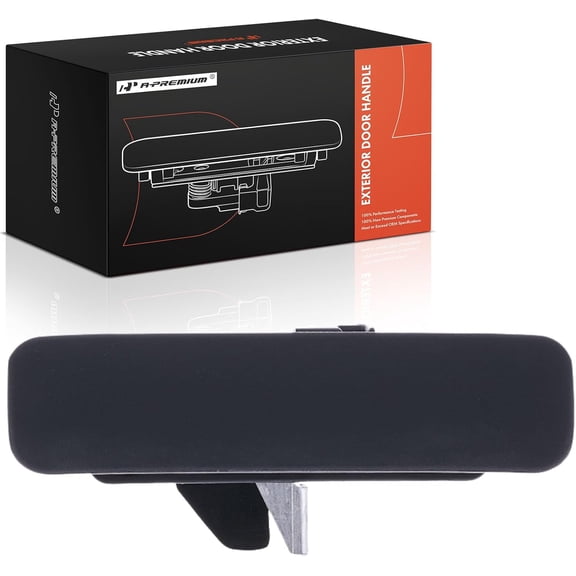 A-Premium Right Passenger Side Hinged Door Front Exterior Door Handle Compatible with Ford E-150 2008-2014, E-250 2008-2014, E-350 Super Duty 2008-2014, E-450 Super Duty 2010-2014, Textured Black