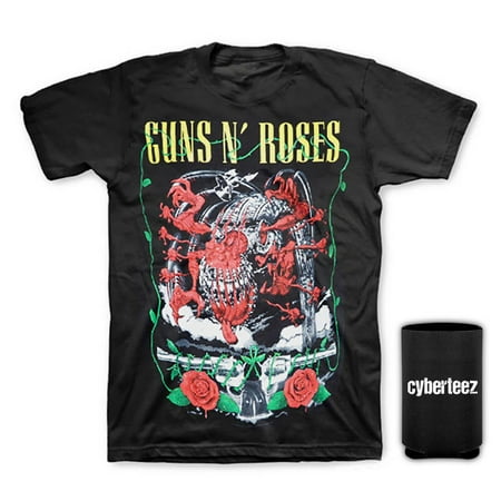 Guns N Roses T-Shirt Creature Appetite For Destruction 1st Album Cover T-Shirt + Coolie