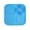 A004- Blue, variant on Silicone Pet Mat with Raised Edge and Four Textured Zones,Lick Mat for Dogs and Cats for Slow Feeding and Relaxation Relief,8 Inch Square Feeding Mat for Pets,1 Pack