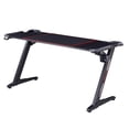 thumbnail image 2 of Furniture of America Almly Modern Metal Gaming Desk with Outlets in Black, 2 of 18