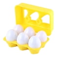 thumbnail image 4 of Juguete de huevos a juego con soporte para huevos, juguetes educativos para huevos de Pascua con iluminación sensorial, juguetes clasificadores de for número, 4 of 10