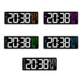 thumbnail image 5 of Colorful LED Clock With Multiple Functions Including Time Date And Temperature Display Customizable Brightness, 5 of 9
