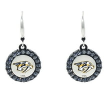 Nashville Predators Hockey Puck Earrings